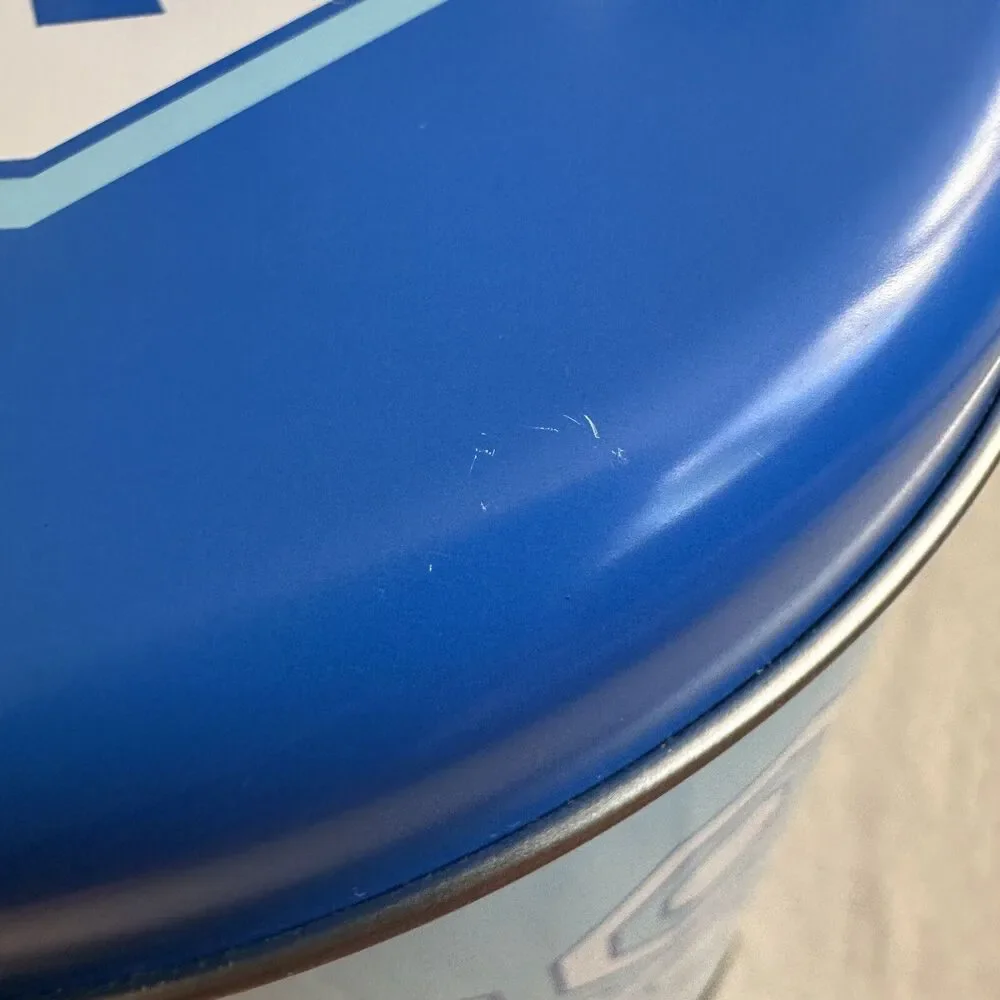 RARE Jonathan Adler Keurig Canister Tin Abstract Limited Edition 2020 Mod Blue